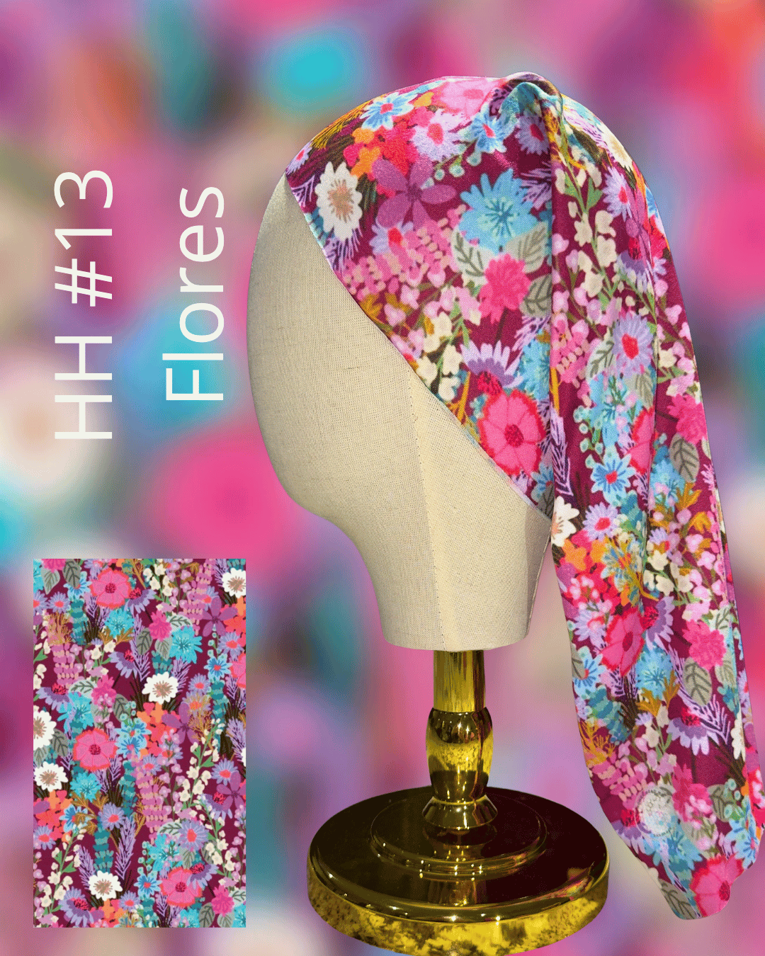 BANDANA PINK FLOWERS