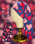 BANDANA CORAZONEZ AZUL MARINO