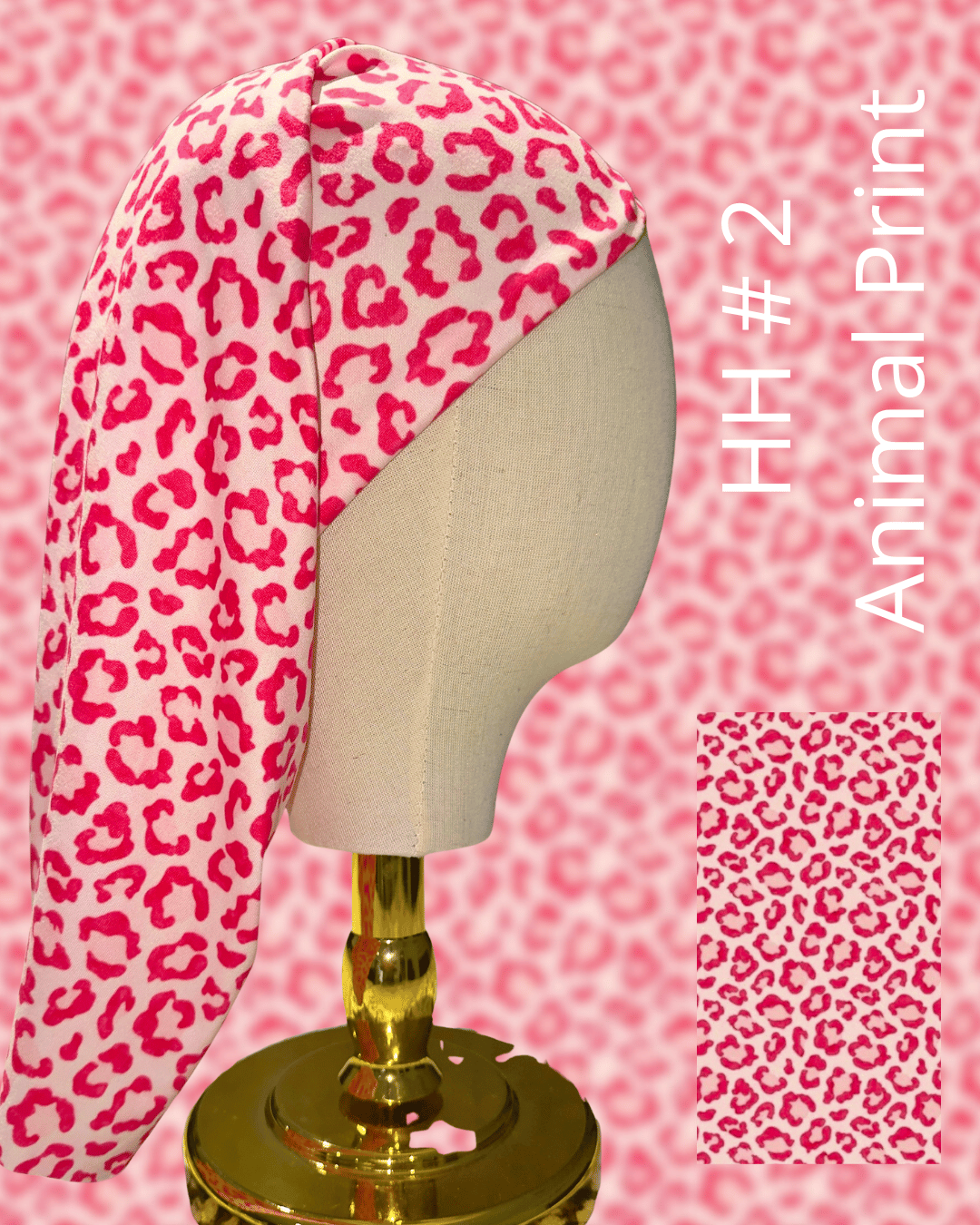 BANDANA BLUSH LEOPARD