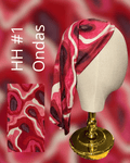BANDANA RED WAVES