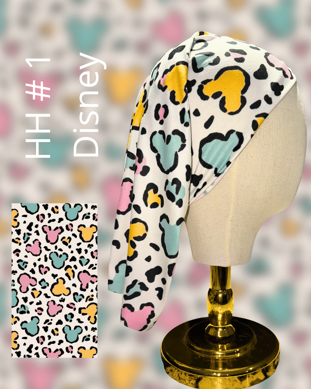 BANDANA MICKEY MOUSE LEOPARD