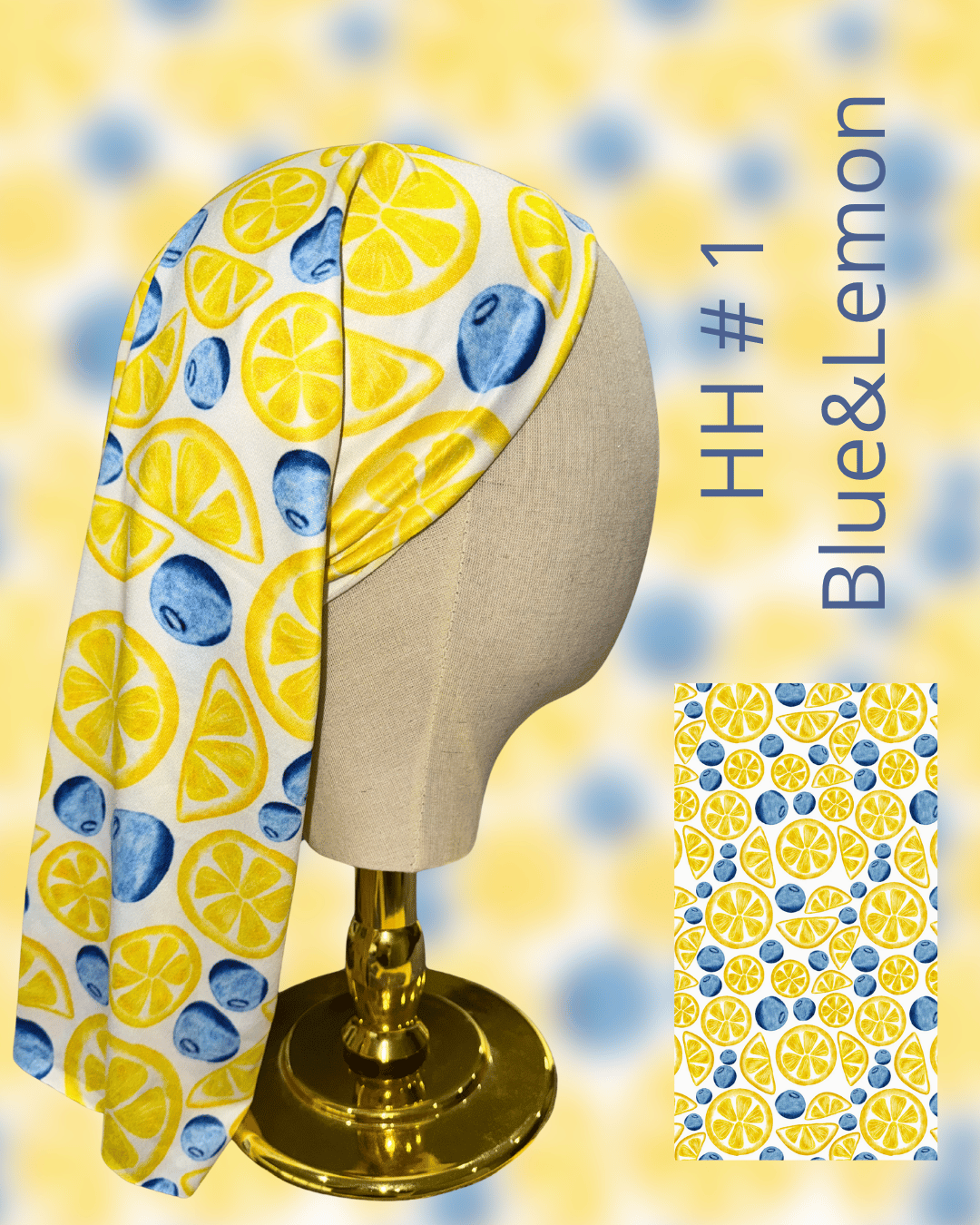 BANDANA BLUE & LEMON