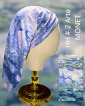 BANDANA ARTE MONET LIRIOS DE AGUA