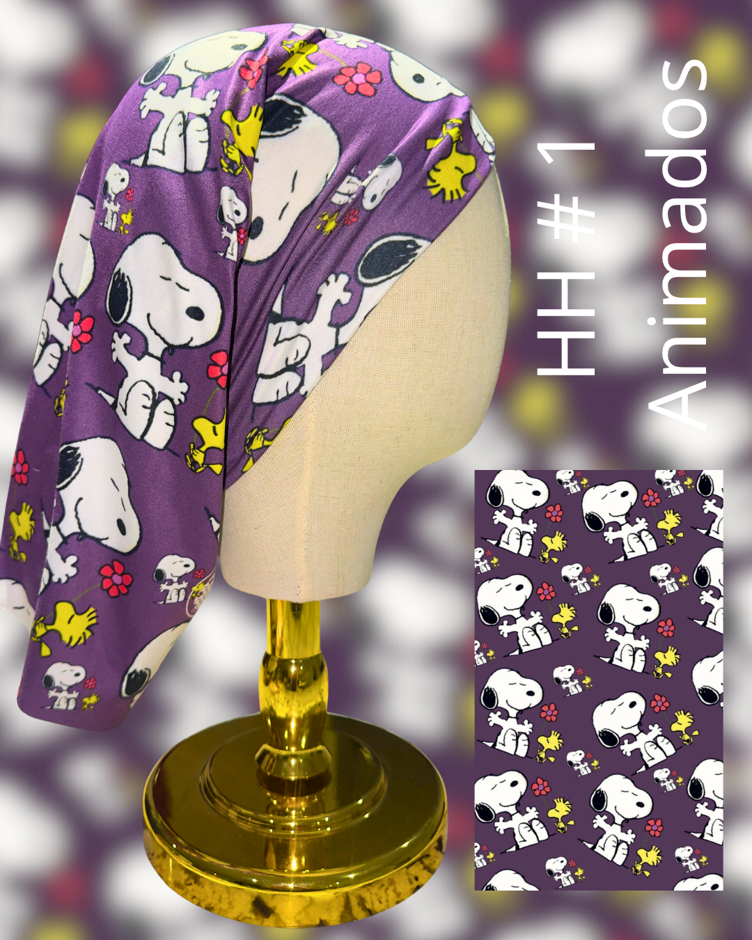BANDANA PURPLE SNOOPY