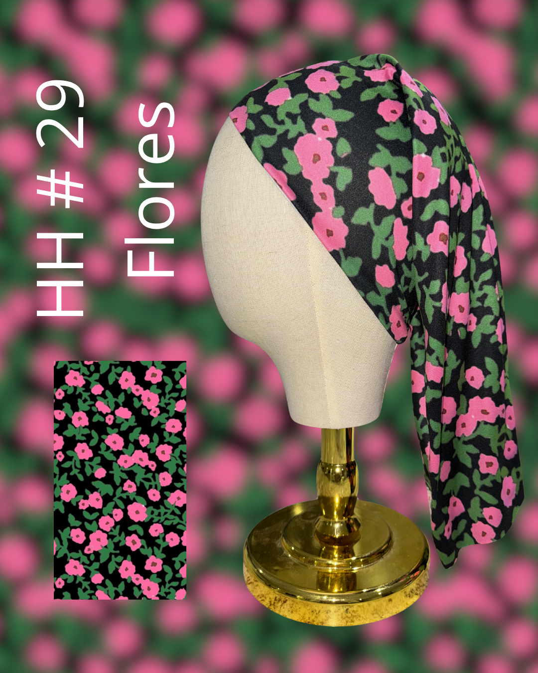 BANDANA PINK GARDEN