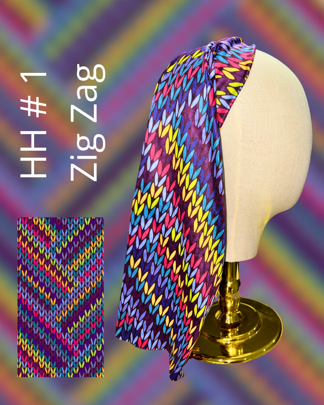 BANDANA ZIGZAG NEON