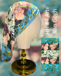 BANDANA ALMENDRO EN FLOR AZUL